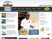 Tablet Screenshot of emeraldcityfishandchips.com